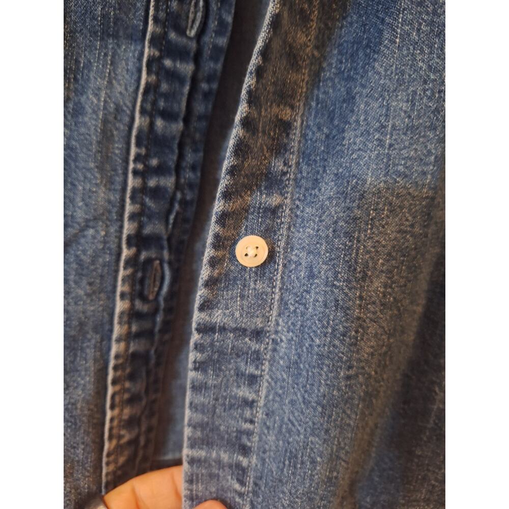 VTG Lauren Jeans Co Ralph Lauren Denim Button Down Shirt L NWT - Picture 8 of 16